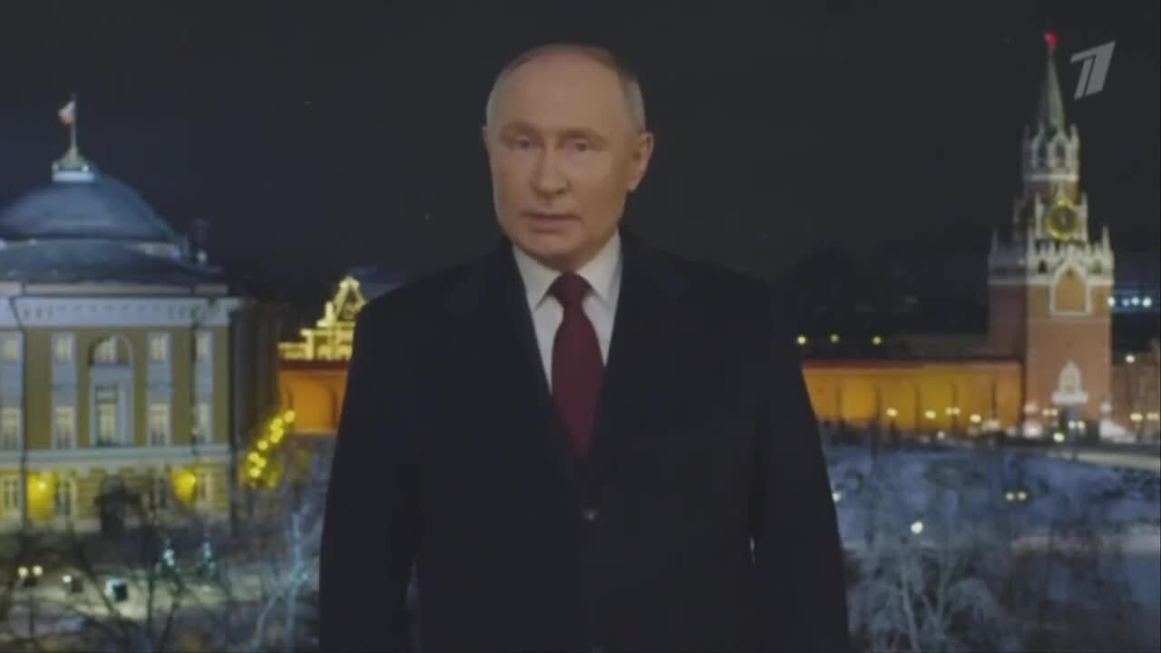 Новогоднее поздравление В.Путина 31.12.2023 — прямой эфир 2023